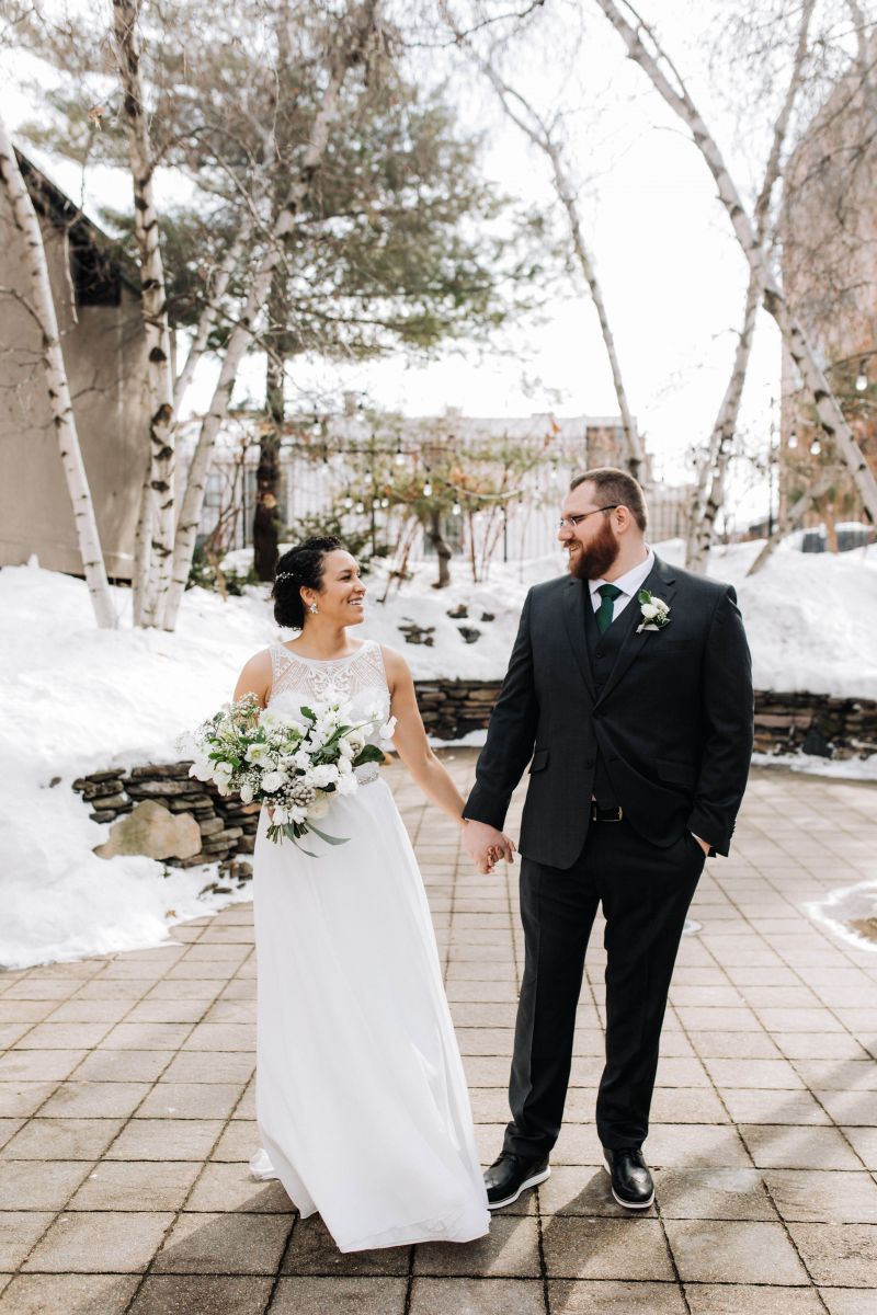 Van Dusen Mansion winter wedding 