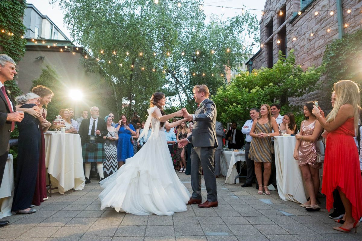 Van Dusen Mansion summer wedding 