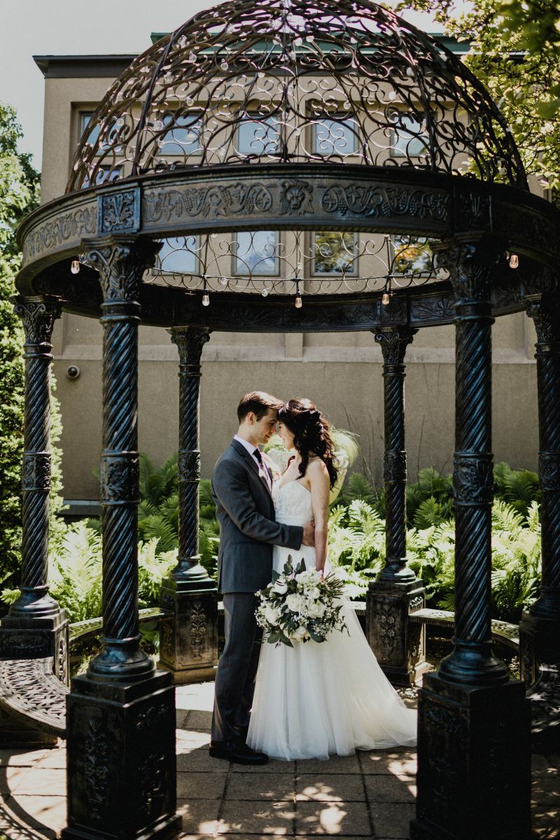 Van Dusen Mansion spring wedding 