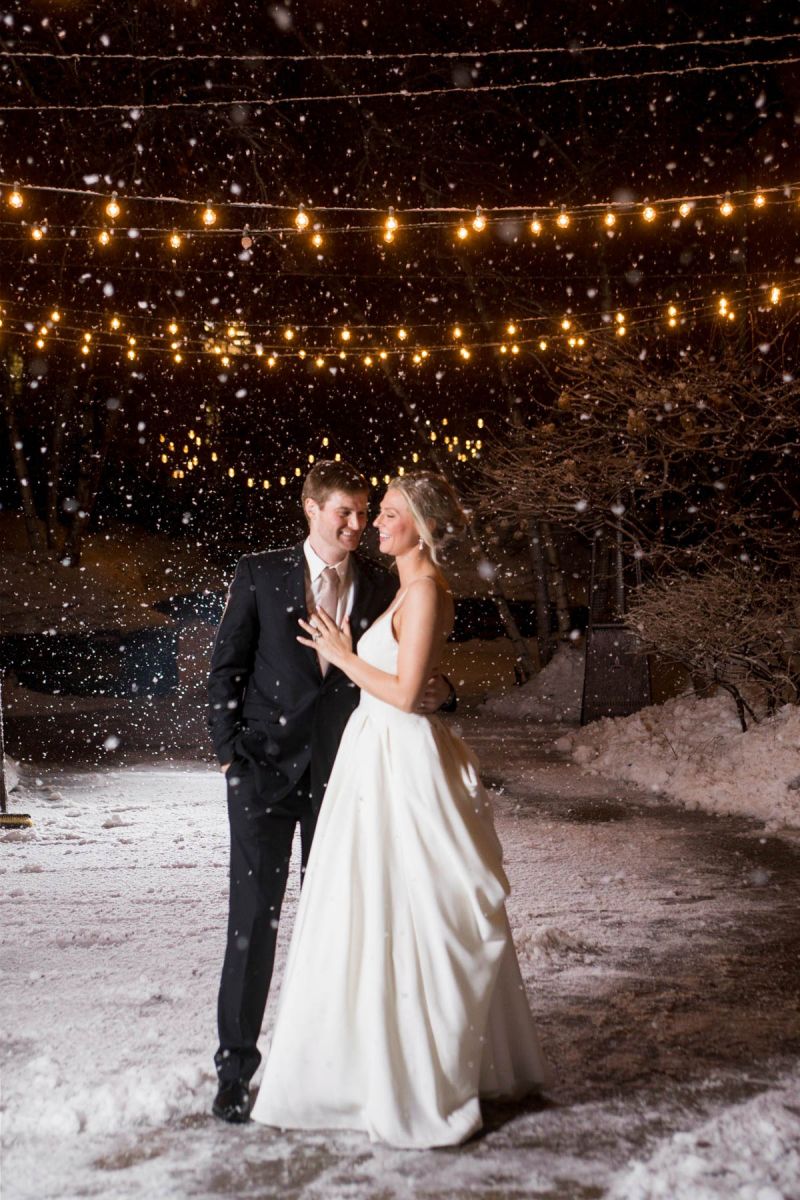 Van Dusen Mansion winter wedding 