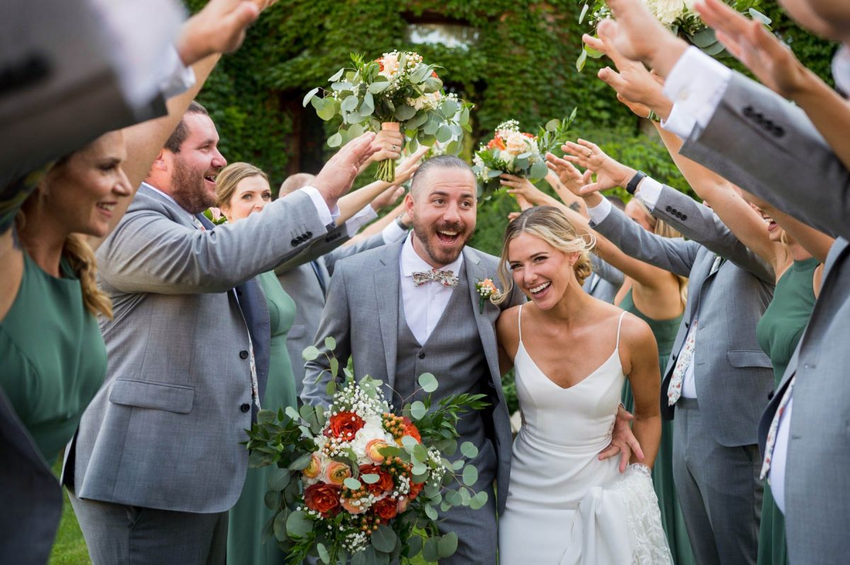 Van Dusen Mansion summer wedding 