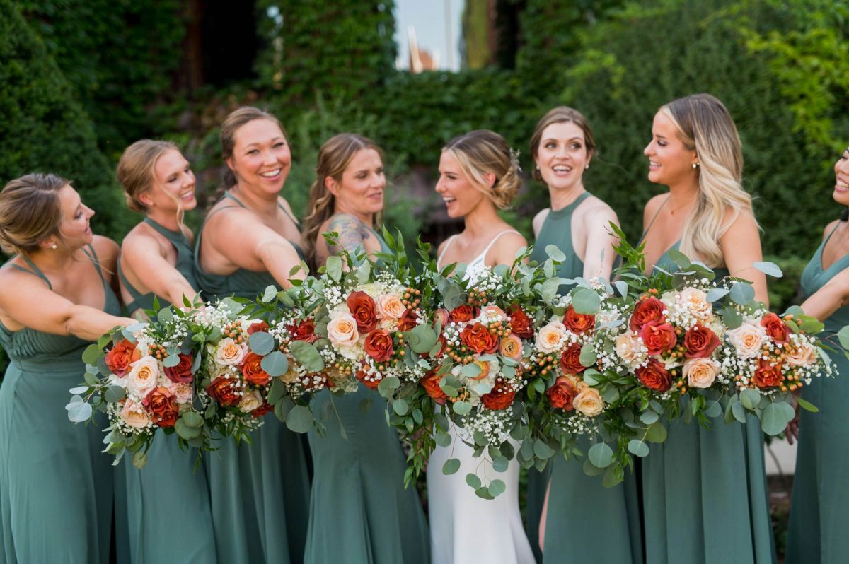 Van Dusen Mansion summer wedding 