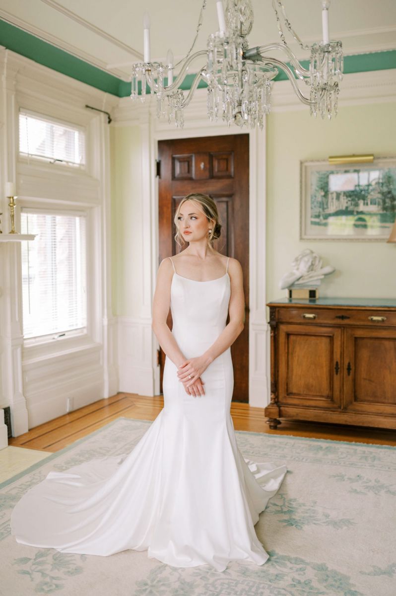 Bride in Jade Bridal Suite