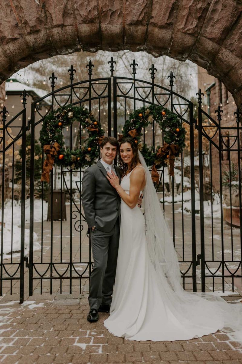 Van Dusen Mansion winter wedding 